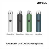 Uwell Pod System Uwell Caliburn G4 Classic 35W Pod Kit