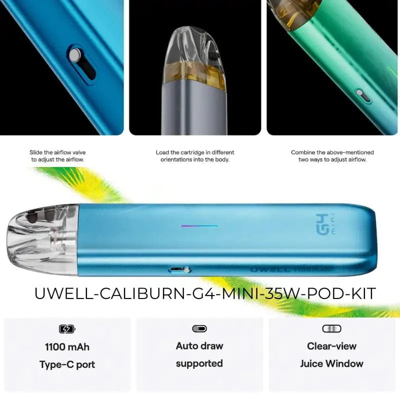 Uwell Pod System Uwell Caliburn G4 Mini 35W Pod Kit