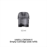 Uwell Pods Uwell Crown X Empty Replacement Pod Cartridge (Pack Of 2)