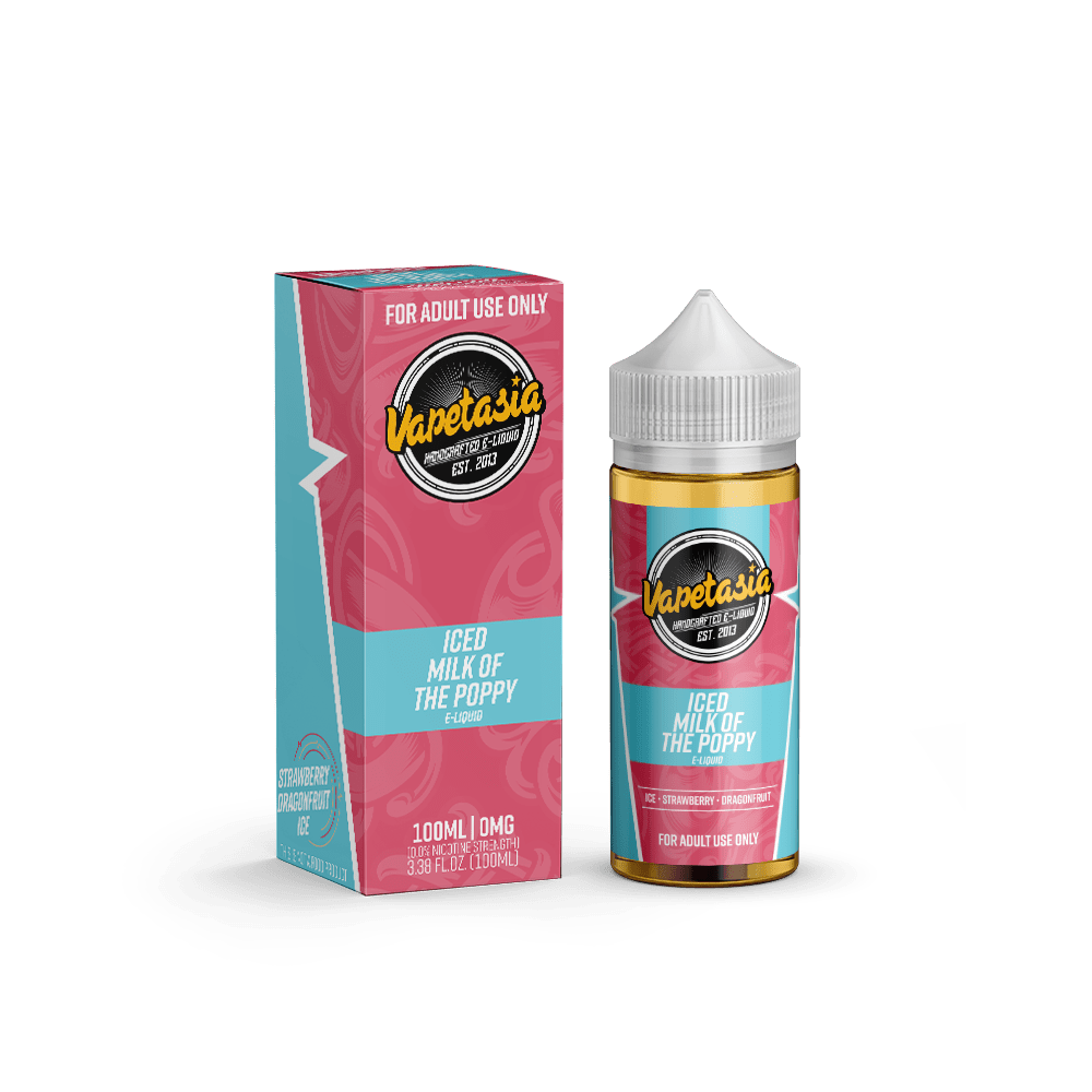 Vapetasia 3MG 🎁 Vapetasia Iced Milk of the Poppy 100ml Vape Juice (100% off)