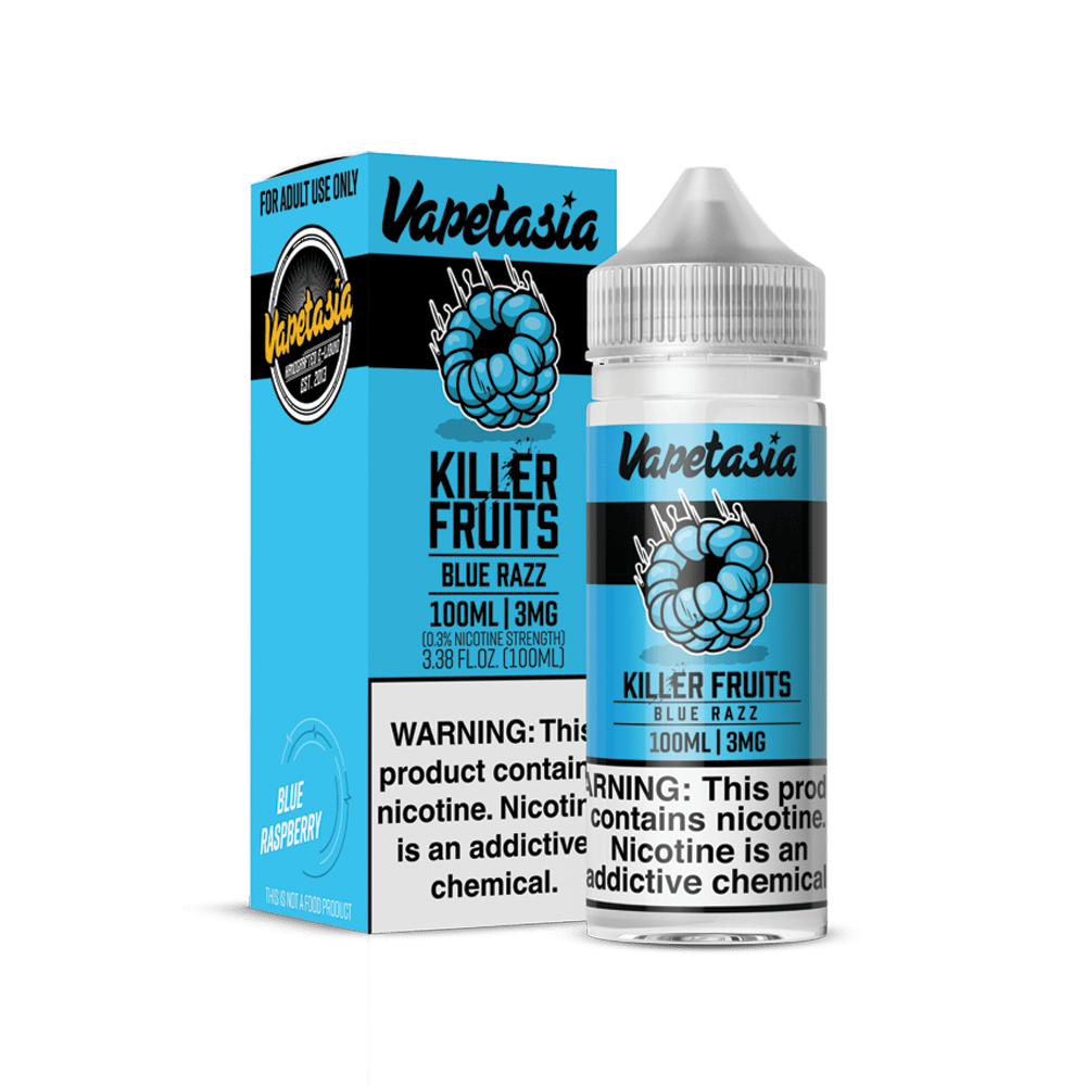 Vapetasia 🎁 Vapetasia Killer Fruits Blue Razz 100ml Vape Juice (100% off)