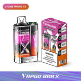 VAPGO BAR Disposable Vape Lychee Mango Ice VAPGO BAR X 12K Disposable Vape  (5%, 12000 Puffs)