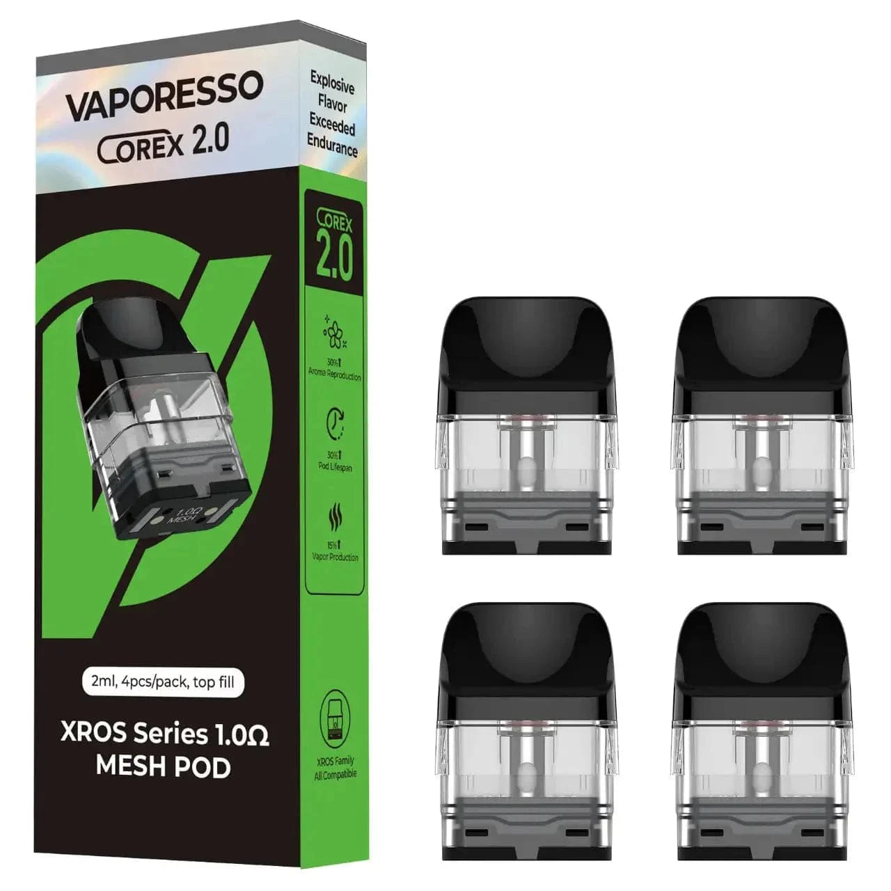 Vaporesso 🎁 Vaporesso XROS Series Replacement Pods 2ml (Pack Of 4) (100% off)