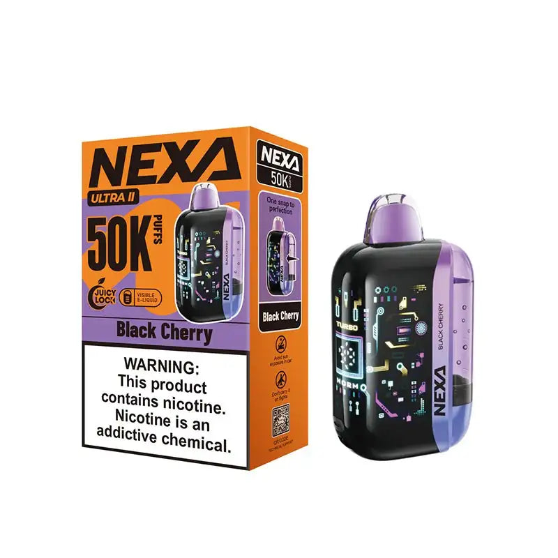 VOOPOO Disposable Vape Black Cherry VOOPOO NEXA Ultra II 50K Disposable Vape (5%, 50000 Puffs)