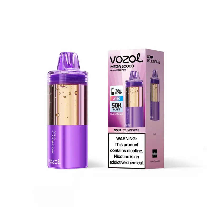 VOZOL Disposable Vape Sour Fcuking Fab Vozol Mega 50K Disposable Pod(Requires Kit for Use)