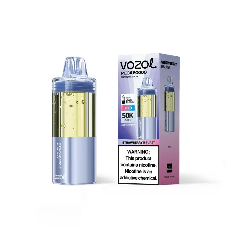 VOZOL Disposable Vape Strawberry B-Burst Vozol Mega 50K Disposable Pod(Requires Kit for Use)
