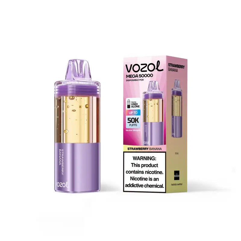VOZOL Disposable Vape Strawberry Banana Vozol Mega 50K Disposable Pod(Requires Kit for Use)