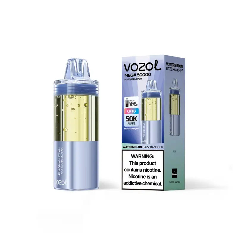 VOZOL Disposable Vape Watermelon Razz Rancher Vozol Mega 50K Disposable Pod(Requires Kit for Use)