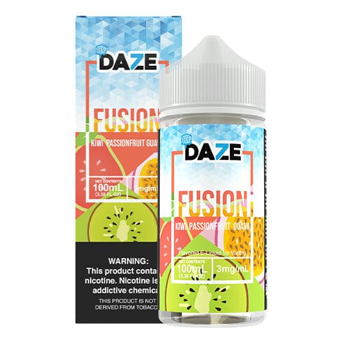 7 Daze Juice 7 Daze Fusion Kiwi Passionfruit Guava ICED 100ml Vape Juice