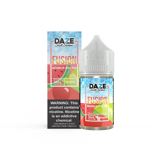 7 Daze Juice 7 Daze Fusion Watermelon Apple Pear ICED 30ml Nic Salt Vape Juice
