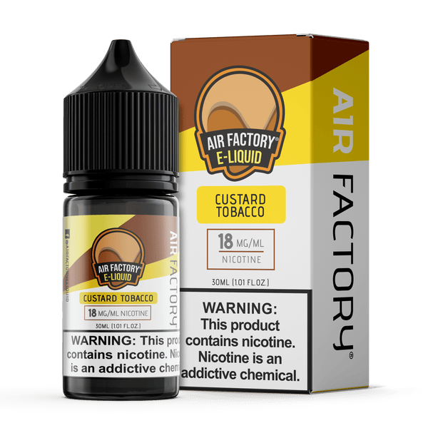 Air Factory Custard Tobacco 30ml Nic Salt Vape Juice