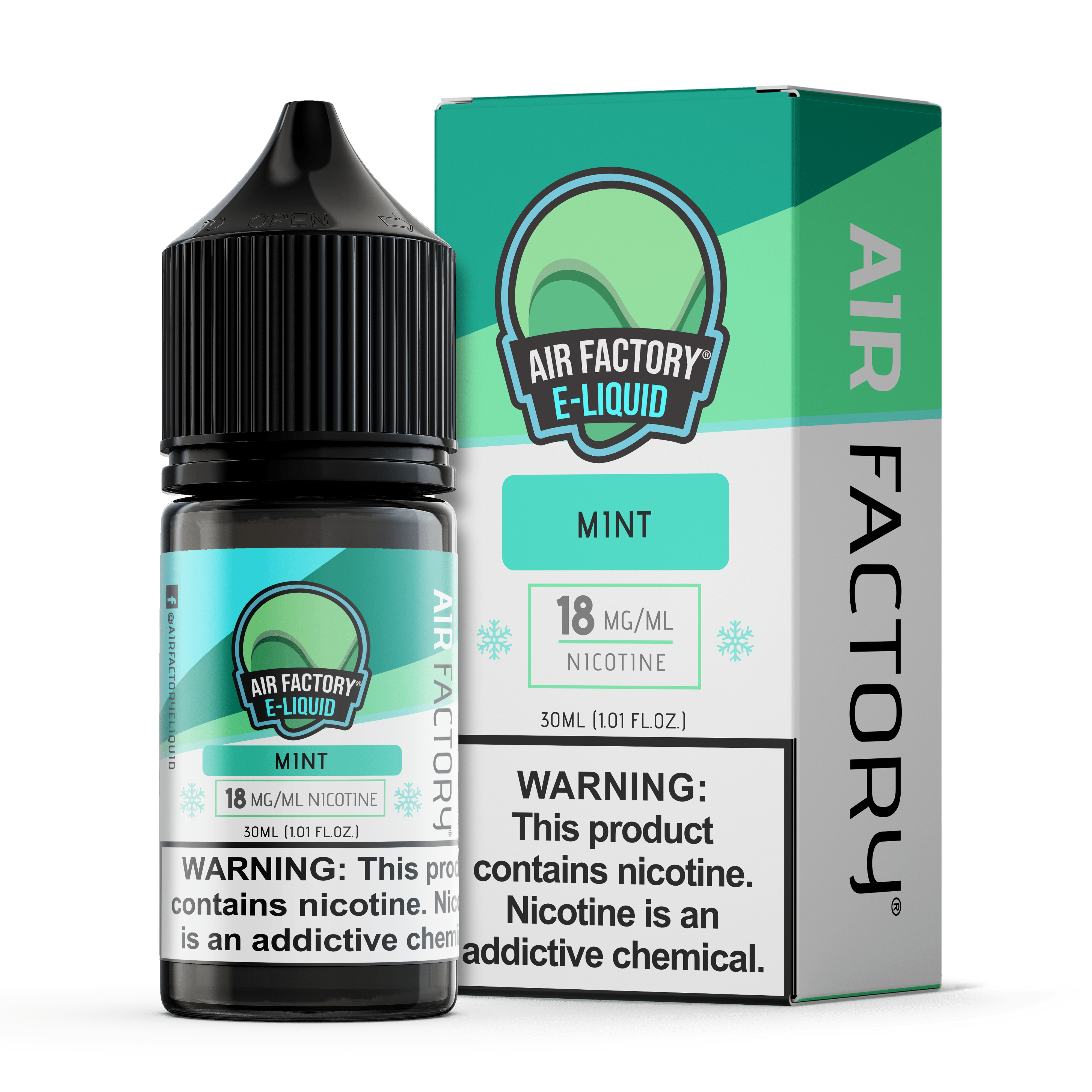 Air Factory Juice Air Factory Mint 30ml Nic Salt Vape Juice