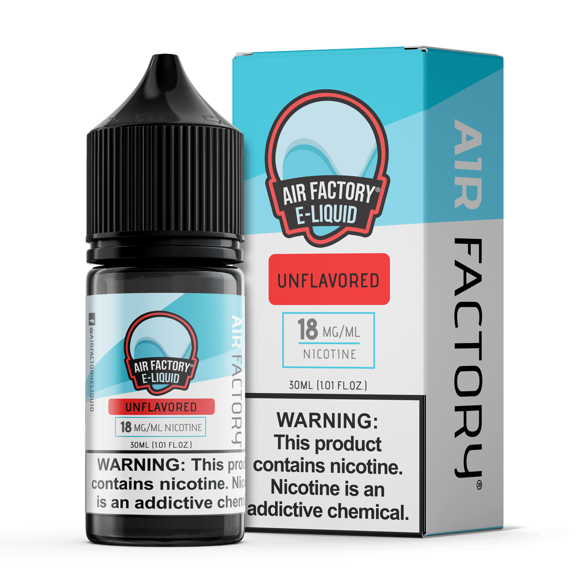 Air Factory Nicotine Additive Air Factory Unflavored 30ml Nic Salt Vape Juice