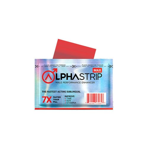 Alpha Strip Sexual Enhancement Red (Max) Alpha Strip Male Enhancements (Blue & Red)