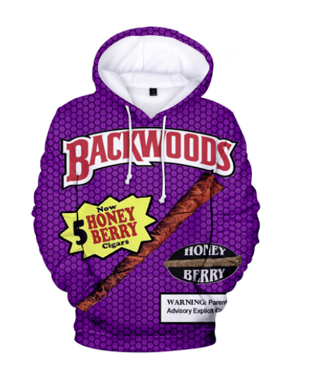 Backwoods Merch Purple Backwoods Hoodie Sweatshirt