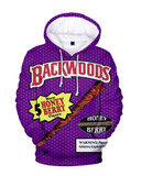 Backwoods Merch Purple Backwoods Hoodie Sweatshirt