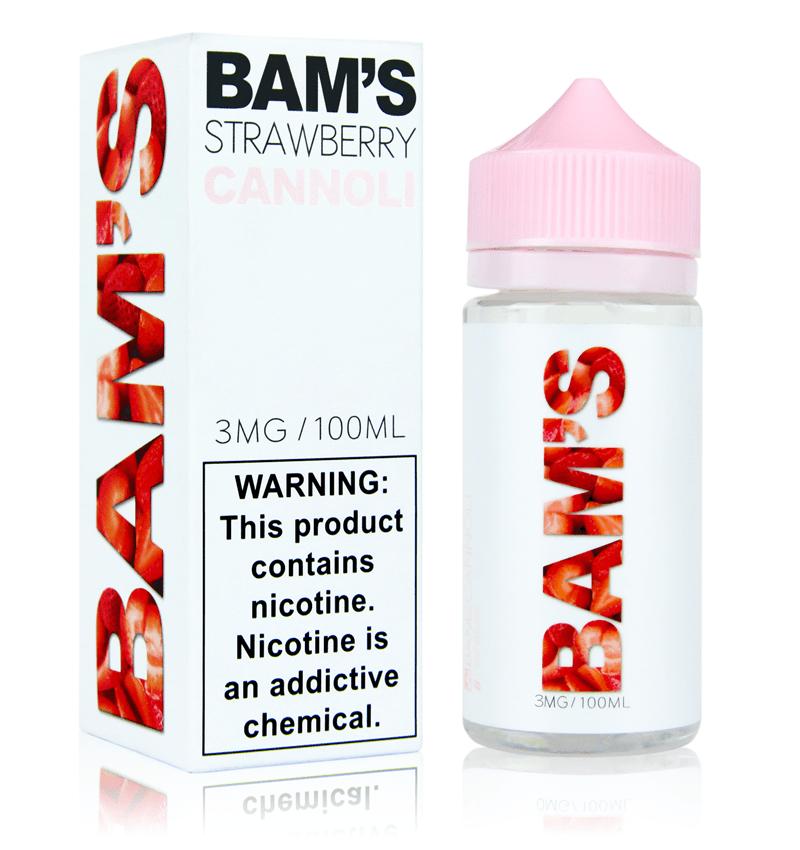 Bam's Strawberry Cannoli Vape Juice