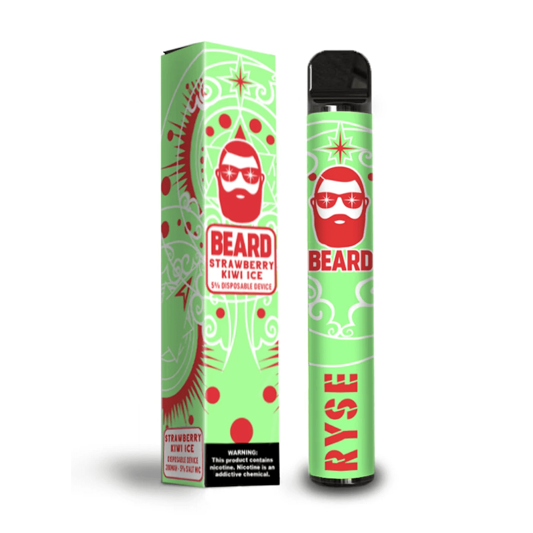 Beard Vape Co Disposable Vape Strawberry Kiwi Ice Beard Disposable Vape