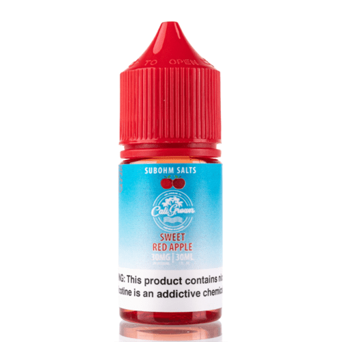 California Grown E-Liquids Juice Sweet Red Apple 30ml Nic Salt Vape Juice - California Grown