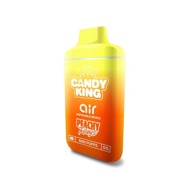 Candy King Disposable Vape Peachy Rings Candy King Air Disposable Vape (5%, 6000 Puffs)