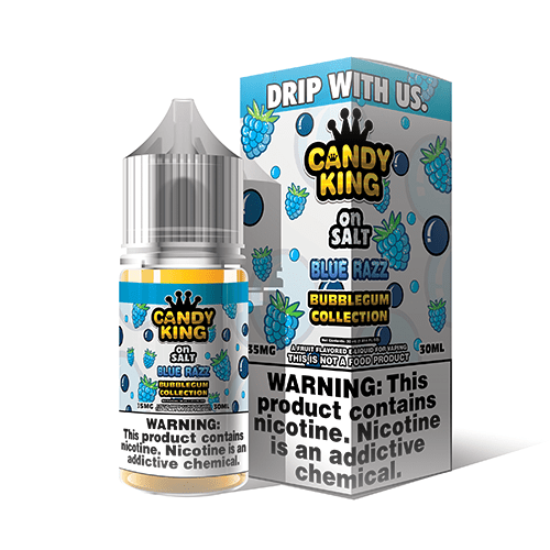 Candy King Juice Candy King Bubblegum Salt Blue Razz 30ml Nic Salt Vape Juice