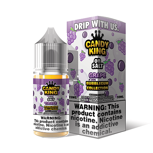 Candy King Juice Candy King Bubblegum Salt Grape 30ml Nic Salt Vape Juice