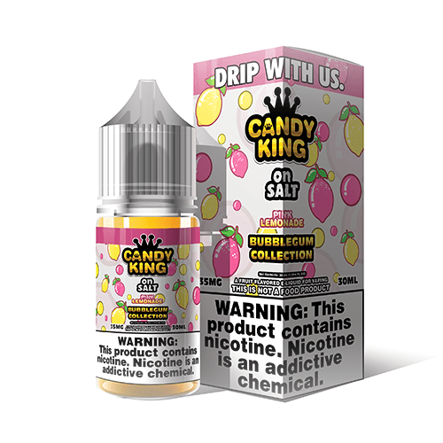Candy King Juice Candy King Bubblegum Salt Pink Lemonade 30ml Nic Salt Vape Juice
