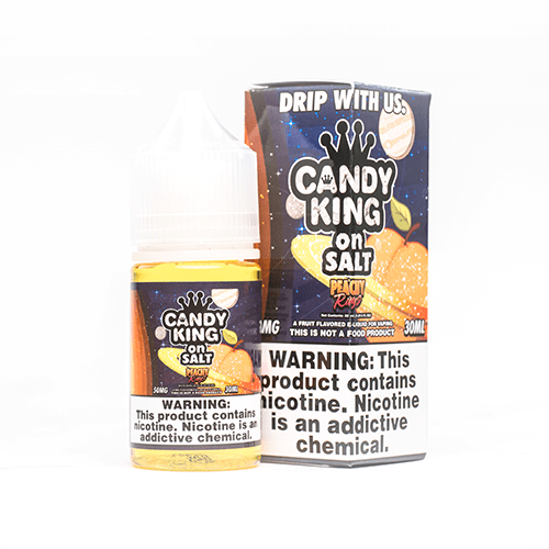Candy King Juice Candy King On Salt Peachy Ring 30ml Nic Salt Vape Juice