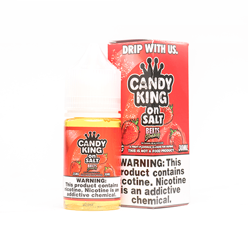 Candy King Juice Candy King On Salt Sour Strawberry Belts 30ml Nic Salt Vape Juice