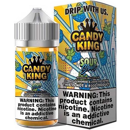 Candy King Juice Candy King Sour Straws Synthetic Nicotine 100ml Vape Juice