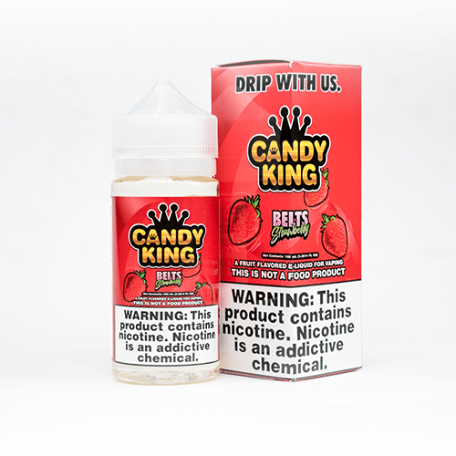 Candy King Juice Candy King Strawberry Belts 100ml Vape Juice