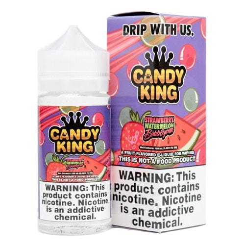 Candy King Juice Candy King Strawberry Watermelon Bubblegum Synthetic Nicotine 100ml Vape Juice