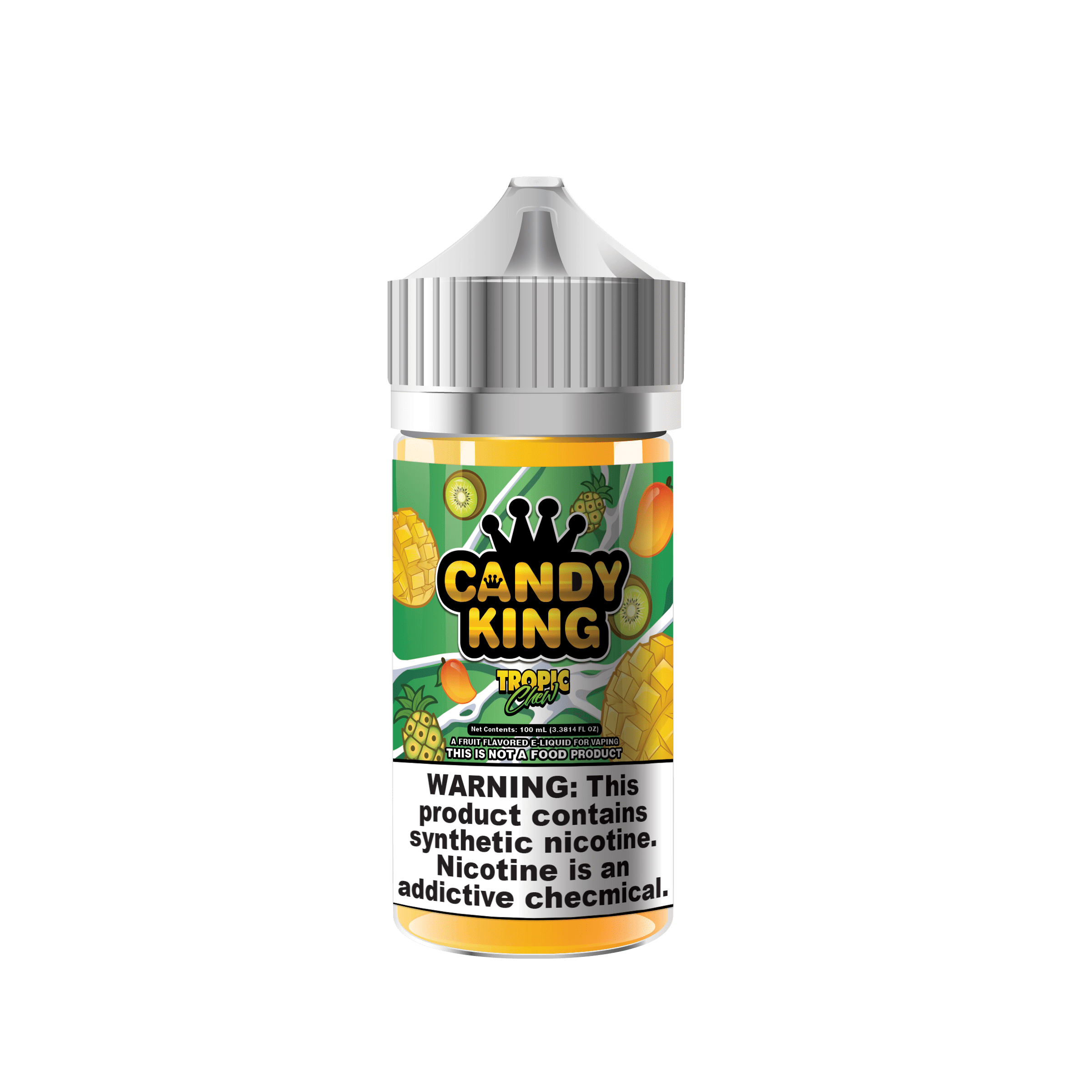 Candy King Juice Candy King Tropic Chew Synthetic Nicotine 100ml Vape Juice