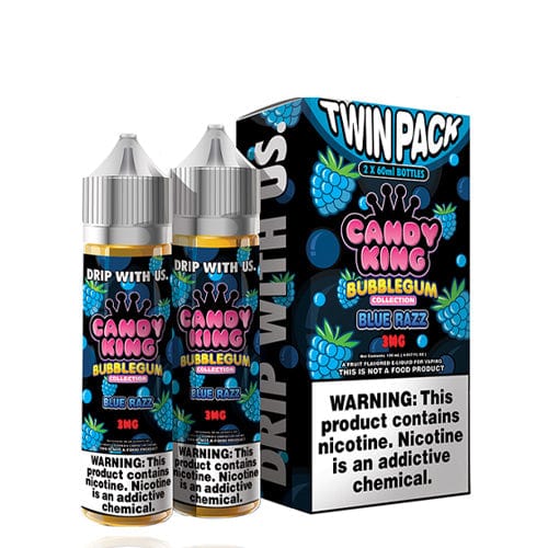 Candy King Juice Candy King Twin Pack Bubblegum Blue Razz 2x 60ml Vape Juice