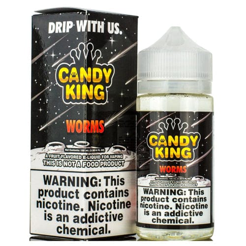 Candy King Juice Candy King Worms Synthetic Nicotine 100ml Vape Juice