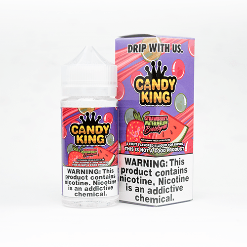 Candy King ZERO MG 0MG Candy King Strawberry Watermelon Bubblegum 100ml Vape Juice (0mg)