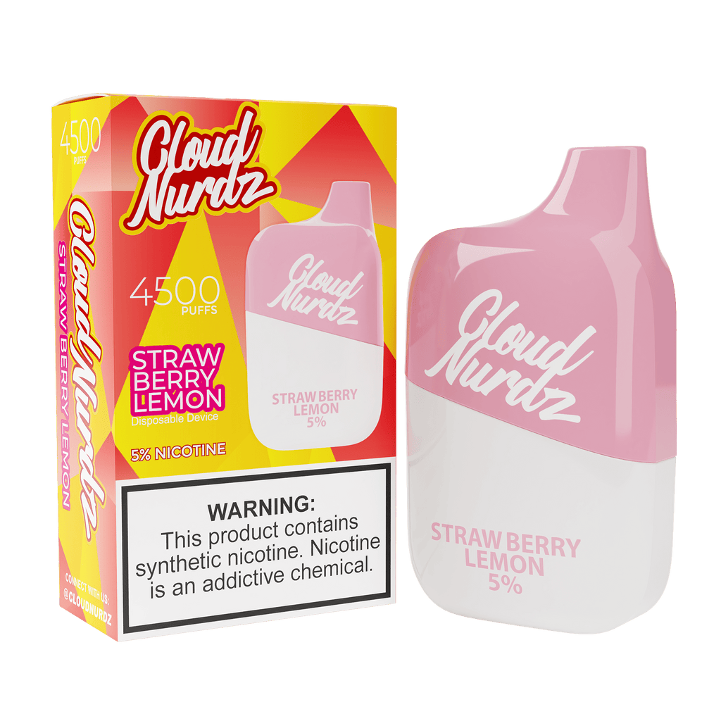 Cloud Nurdz Disposable Vape Strawberry Lemon Cloud Nurdz 4500 Disposable Vape (5%, 4500 Puffs)