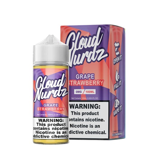 Cloud Nurdz Juice Cloud Nurdz Grape Strawberry 100ml Vape Juice