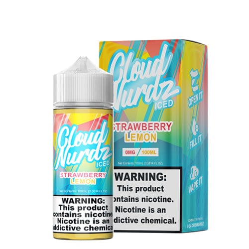 Cloud Nurdz Juice Cloud Nurdz Strawberry Lemon ICED 100ml Vape Juice