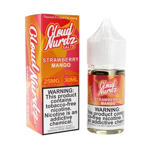 Cloud Nurdz Juice Cloud Nurdz Strawberry Mango 30ml Nic Salt Vape Juice