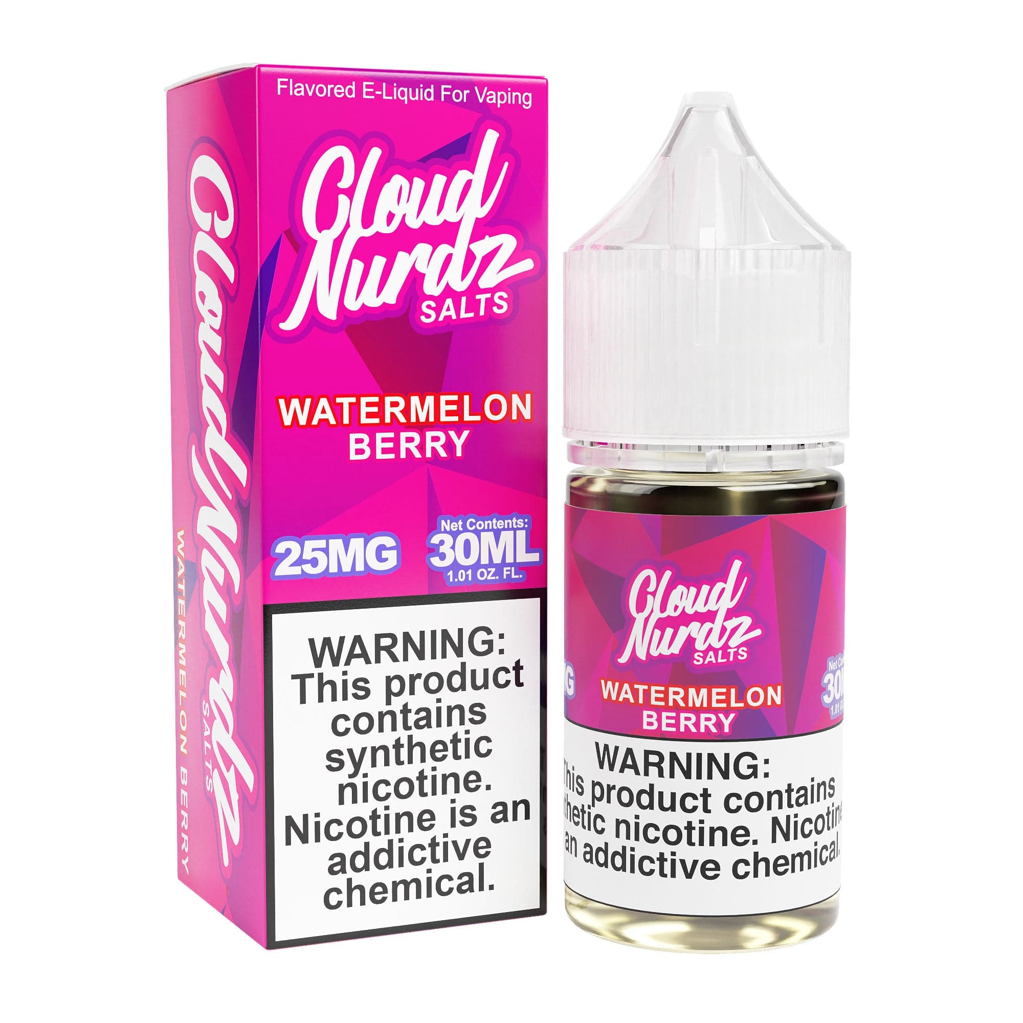 Cloud Nurdz Juice Cloud Nurdz Watermelon Berry 30ml Synthetic Nic Salt Vape Juice