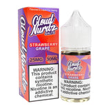 Cloud Nurdz Juice Grape Strawberry 30ml Synthetic Nic Salt Vape Juice - Cloud Nurdz