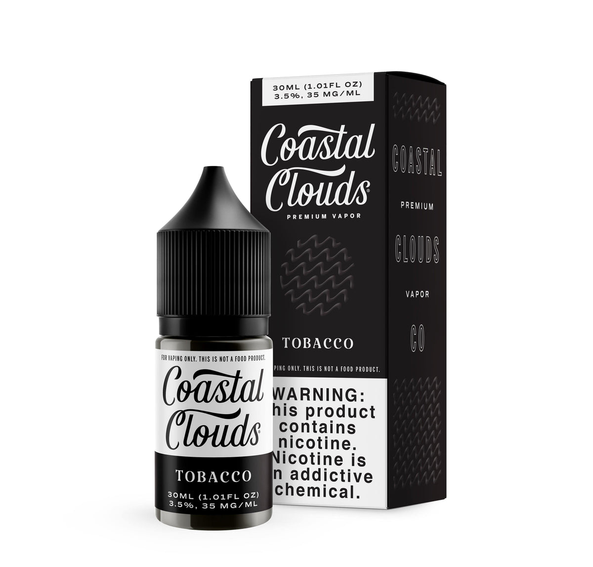 Coastal Clouds Juice Coastal Clouds Saltwater Tobacco 30ml Nic Salt Vape Juice