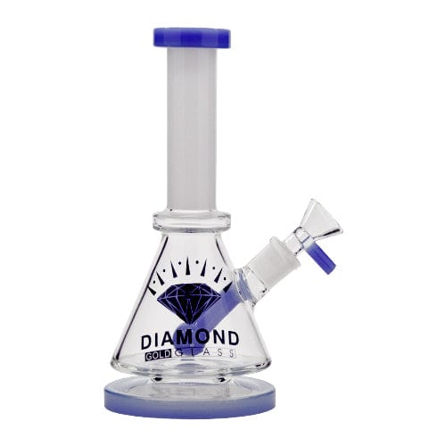 Diamond Glass Alternatives Diamond Glass 5" Triangular Mini Beaker Bong