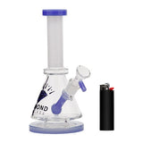 Diamond Glass Alternatives Diamond Glass 5" Triangular Mini Beaker Bong