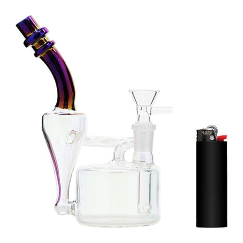 Eightvape Alternatives 7.5" Glass Recycler w/ Chromatic Accent Color