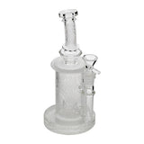 Eightvape Alternatives 8" Glass Bong w/ Sandblasted Accents