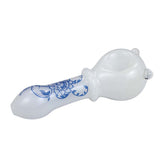 EightVape Alternatives Blue & White Porcelain Styled Hand Pipe