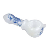 EightVape Alternatives Blue & White Porcelain Styled Hand Pipe