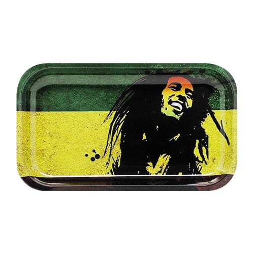 Eightvape Alternatives Bob Marley Medium Sized Metal Rolling Tray